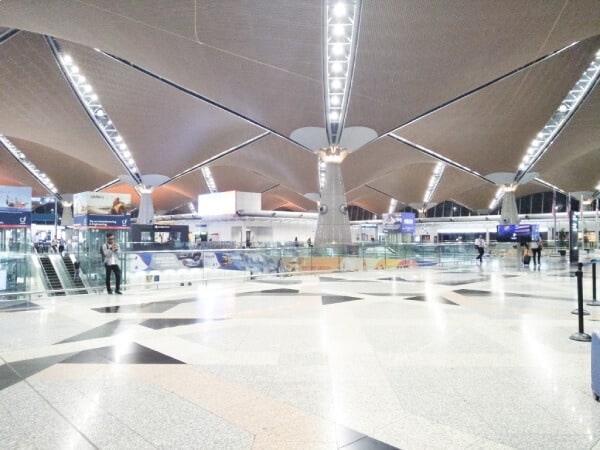 inside of an airport